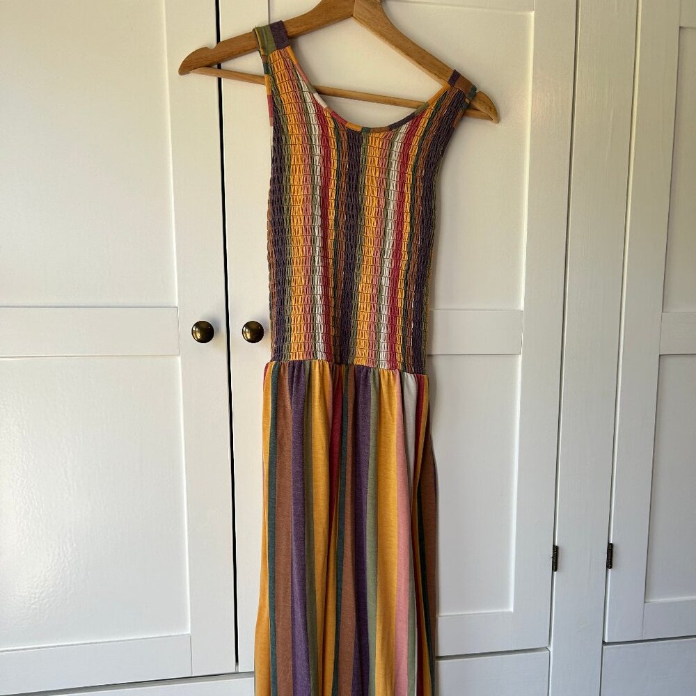 BP. Smocked Midi Dress